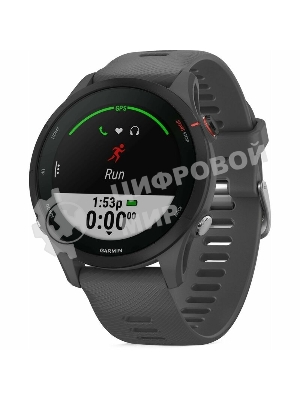 Смарт-часы Garmin Forerunner 255 темно-серый 45,6мм