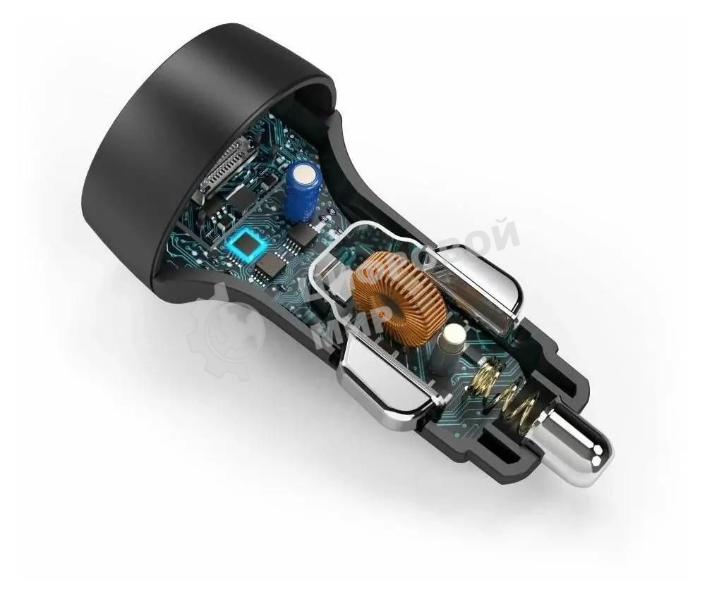 Автомобильное зарядное устройство Hama H-210569 1.67A+3A+2.22A PD универсальное черный