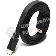 Кабель соединительный аудио-видео Premier 5-815F HDMI (m)/HDMI (m) 1.5м. черный (5-815F 1.5)