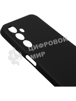 Чехол (клип-кейс) BoraSCO для Samsung Galaxy A15 Microfiber Case черный (72894)
