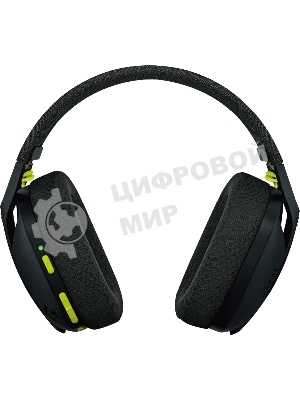 Гарнитура Logitech G435 чёрный-жёлтый, беспроводная, радиоканал, до 18 ч