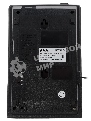 Телефон проводной Ritmix RT-330 черный