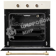 Духовой шкаф электрический встраиваемый Zigmund & Shtain E 137 X бежевый