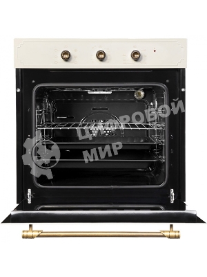 Духовой шкаф электрический встраиваемый Zigmund & Shtain E 137 X бежевый