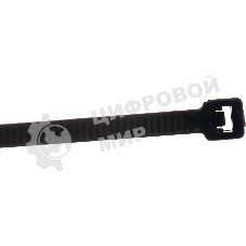 Нейлоновые стяжки Fortisflex КСС 4х250 мм черный 100 штук