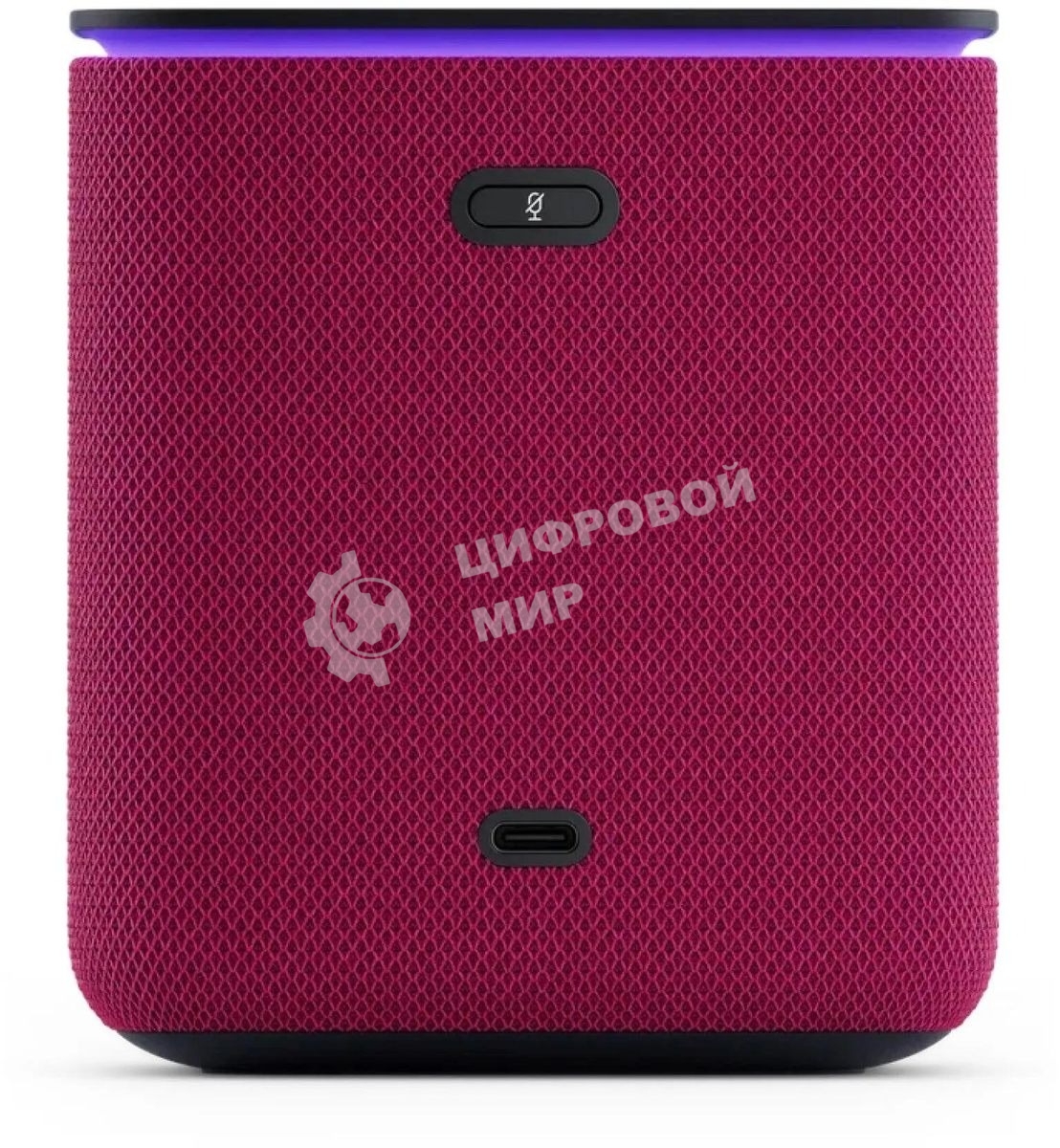 Умная колонка Яндекс Станция Миди, ZigBee, 24Вт, с голосовым ассистентом Алиса на YaGPT, малиновый