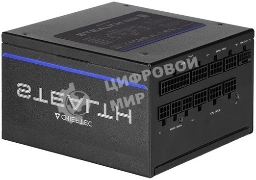 Блок питания Chieftec Stealth SPX-1000-FC (ATX 3.1, 1000W, 80 PLUS PLATINUM, Active PFC, 135mm fan, Gen5 PCIe, Full Cable Management) Retail