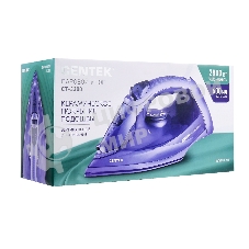 Утюг Centek CT-3300 фиолетовый, 2800 Вт, 60 г/мин, 190 г/мин, 600 мл