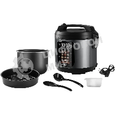 Мультиварка Red Solution M4100 5л 860Вт черный/стальной