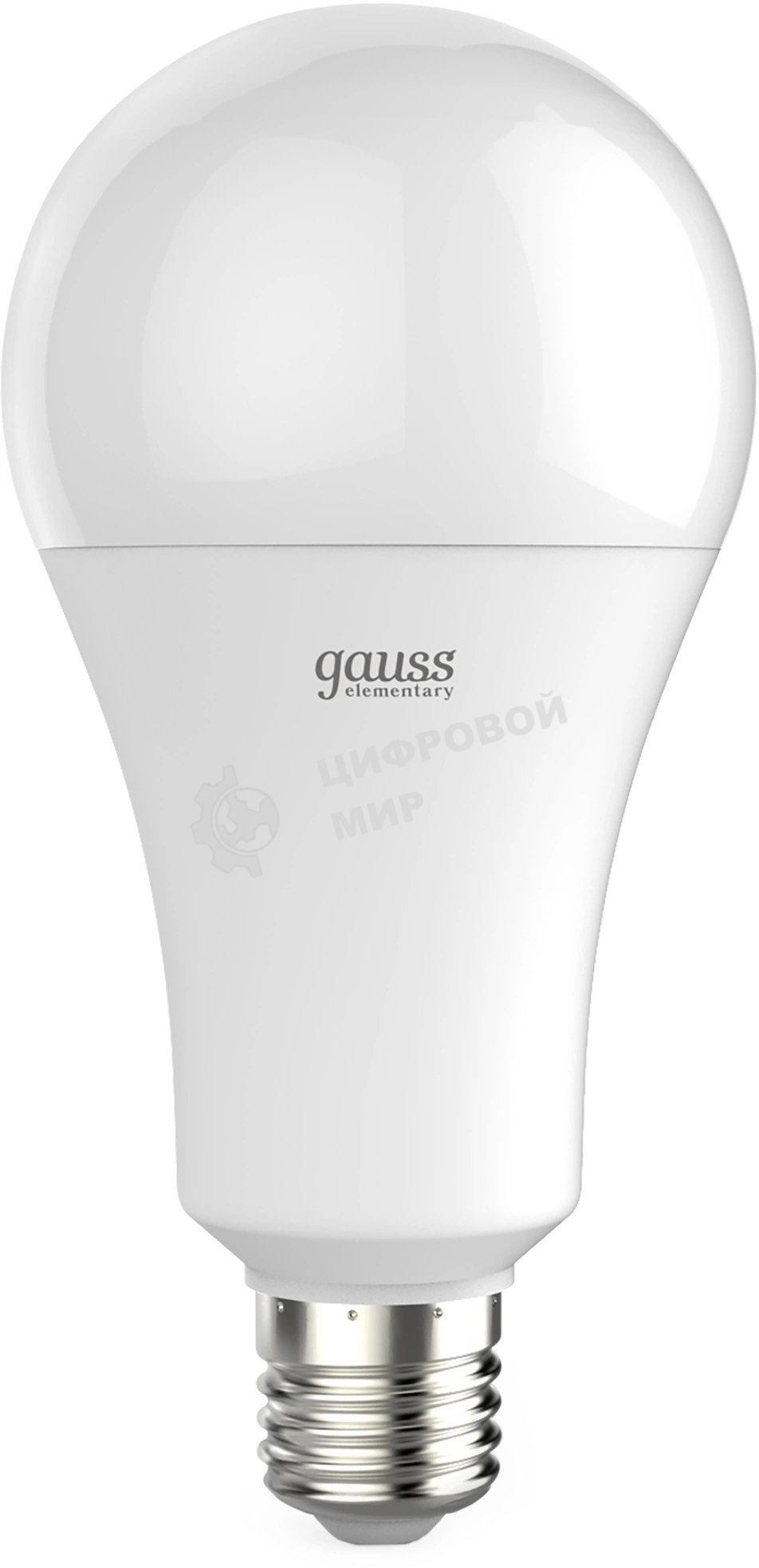 Лампа светодиодная Gauss Elementary A67 30Вт цок.: E27 груша 220B св. свеч. бел. теп. А67 (упак.: 10 шт)