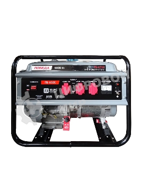 Электрогенератор бензиновый Победа ГБ 6500, 5.5 кВт, 78 дБ, 65 кг