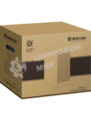 Компьютерный корпус Defender RaptorX черный, ATX, USB3.0, w/o fans