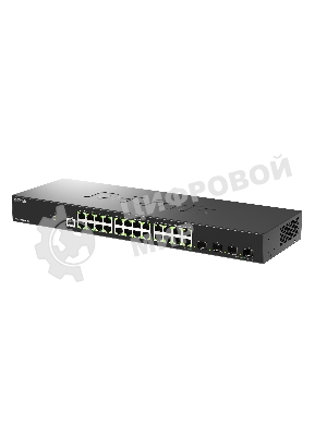 Коммутатор D-Link DGS-1210-28X/ME/C1A, 24×1 Гбит/с + 4×10 Гбит/с SFP+, управляемый