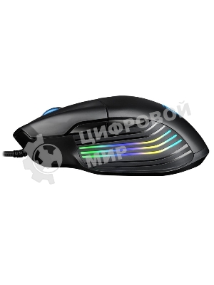 Мышь проводная Jet.A Panteon PS120 черный, 6200 dpi, USB, кнопки - 8