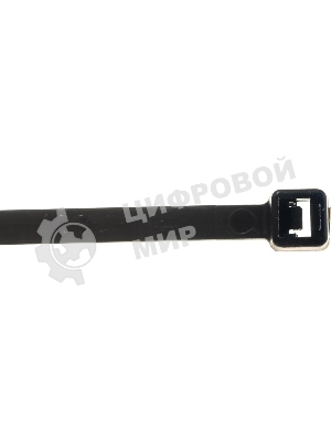 Нейлоновые стяжки Fortisflex КСС 4х250 мм черный 100 штук