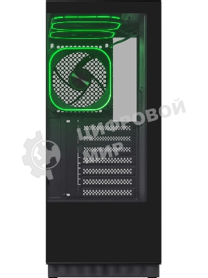 Компьютерный корпус Defender HyperHub черный,ATX,3fans,switchM/BSync