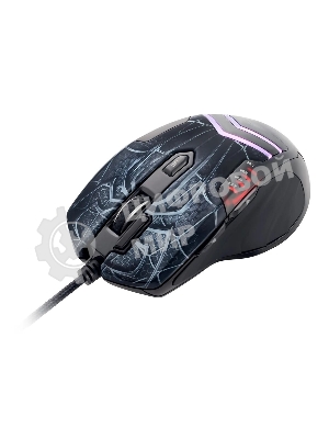 Мышь проводная GMNG XM007 черный/красный, 10000 dpi, USB, кнопки - 7