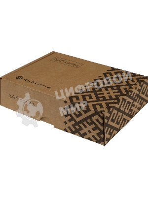 Роутер беспроводной MikroTik hAP ax lite (L41G-2AXD) AX600 10/100/1000BASE-TX голубой