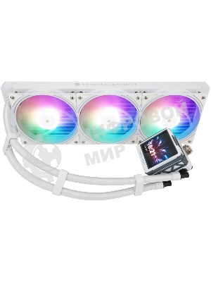 Водяное охлаждение для процессора Water Cooling System Thermalright Frozen Warframe 360 Ultra White Argb (360мм, White, ARGb/Fans: 3x120мм, 70.84CFM, 29.8dBA, 2000RPM/Pump height 60мм, 23dBA, 3000RPM, Rad thickness 27mm/S: 1200, 1700, 1851, 2011, 2066, 115X, AM5, AM4)