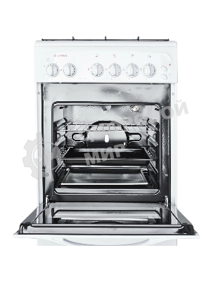 Плита газовая Gefest ПГ 3200-05 белый, конфорок 4 шт, духовка 42 л, 50 см x 85 см x 57 см