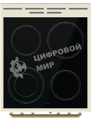 Плита электрическая Gorenje GECS5B70CLI бежевый, конфорок 4 электрических, духовка 70 л, 50 см x 85 см x 59.4 см