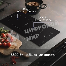 Индукционная варочная панель Zigmund & Shtain CI 35.3 B независимая, черный