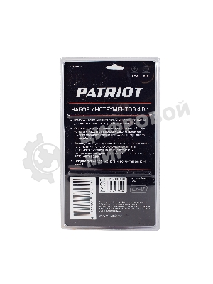 Набор инструментов Patriot 4 в 1 SPS-4: отвертки SL6*100, PH2*100, пассатижи 180мм, кусачки 160мм