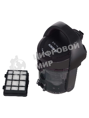 Пылесос Bosch BGC05AAA1 фиолетовый/черный, 350/700 Вт, уборка сухая, пылесборник контейнер 1.5 л