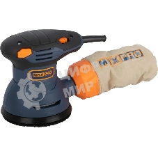Шлифмашина эксцентриковая MAX-PRO 300 Вт, 5000-12000 об/мин, 125 мм, 1,2 кг, липучка, пылезащищенный выключатель, коробка
