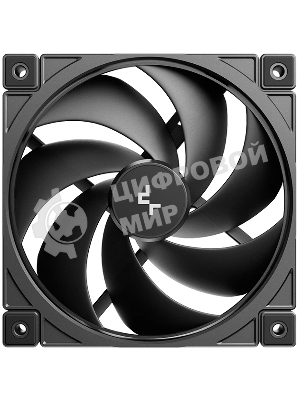 Вентилятор для корпуса Deepcool FD12 V2 120х120x25 черный 4-pin 35.6дБ (R-FD12V2-BKNPN1-G) Ret