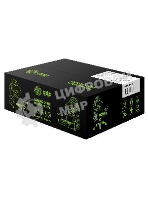 Кресло Cactus CS-CHR-030BL черный, экокожа, подголовник