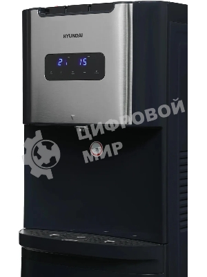 Кулер для воды Hyundai AquaTouch UV H-WD7615E, нижняя загрузка, нагрев 90 °С, охлаждение 10 °С, графитовый