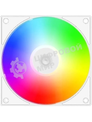 Вентилятор для корпуса ID-COOLING AS-120-ARGB-W белый 120мм 2000rpm 27.2db 4-pin
