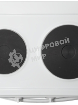 Плита электрическая Flama CE 3201 W белый, конфорок 2 шт, духовка 30 л, 50 см x 85 см x 36 см