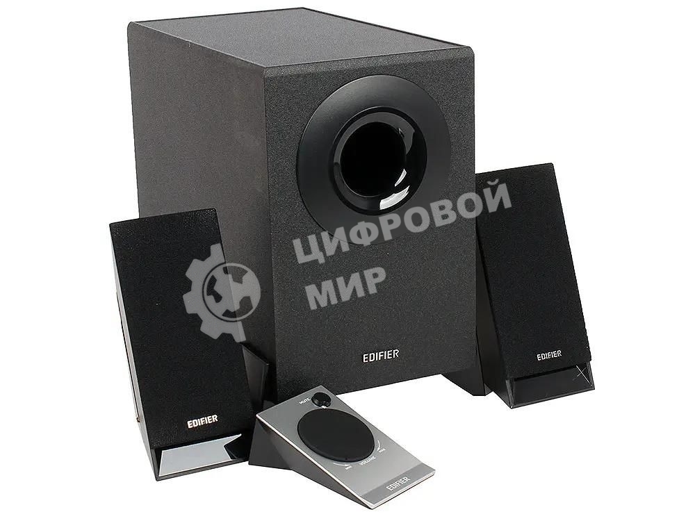 Колонки Edifier M1360 черный (8.5W, проводной пульт ДУ)