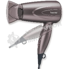 Фен Beurer HC17 серый, 1300 Вт, компактный, ионизация