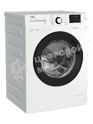 Стиральная машина WSRE8612XAWI 7322910002 BEKO белый, загрузка фронтальная 8 кг, 1200 об/мин, класс: А