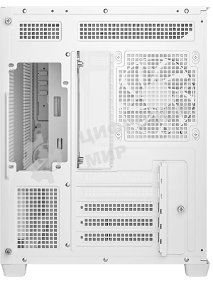 Компьютерный корпус Deepcool CG330 3F WH без БП, боковое окно (панорама), 3x120мм ARGB PWM вентилятора, белый, mATX (R-CG330-BKNGM3-G)