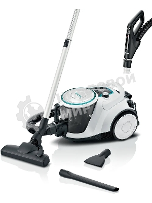 Пылесос Bosch BGS41HYG1 белый, 550 Вт, уборка сухая, пылесборник контейнер, 2.4 л