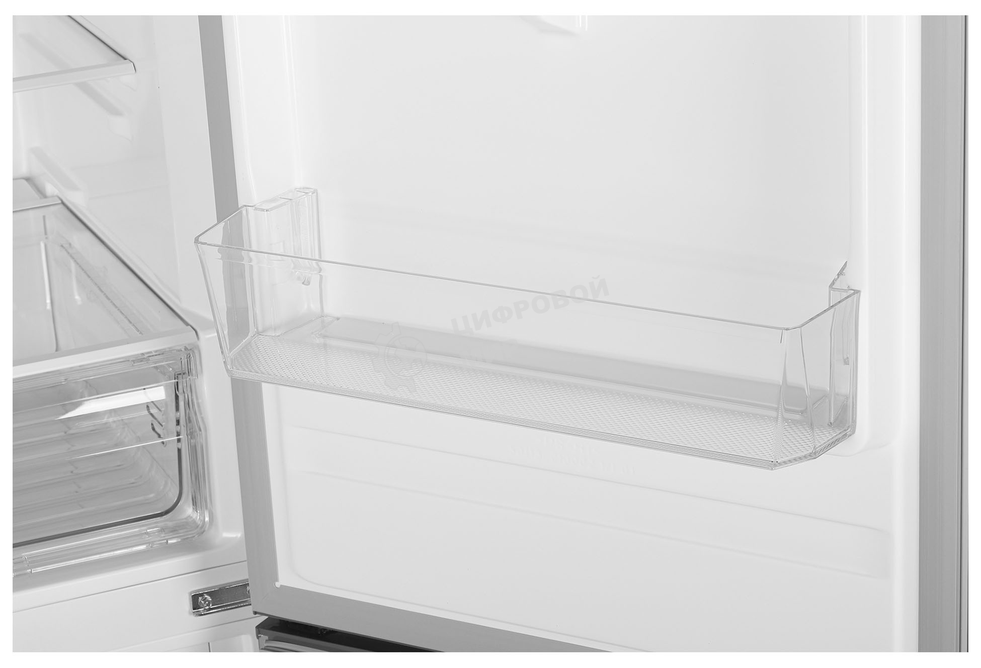 Холодильник Hyundai CC3595FIX нержавеющая сталь двухкамерный 245/115л морозилка снизу