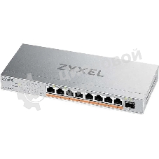 Коммутатор Zyxel XMG-108HP-EU0101F (L2) 8x2.5 Гбит/с 1SFP+ 8PoE++ 100W неуправляемый