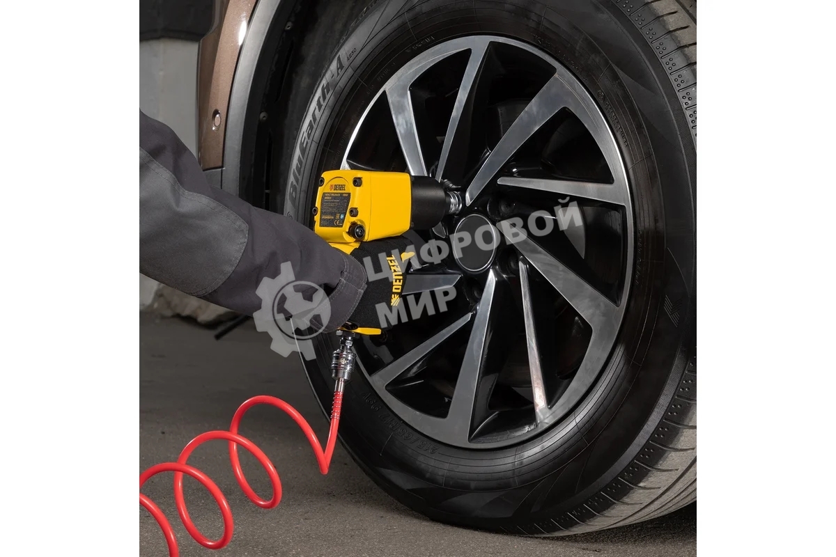 Ударный пневмогайковерт Denzel IW860, 1/2