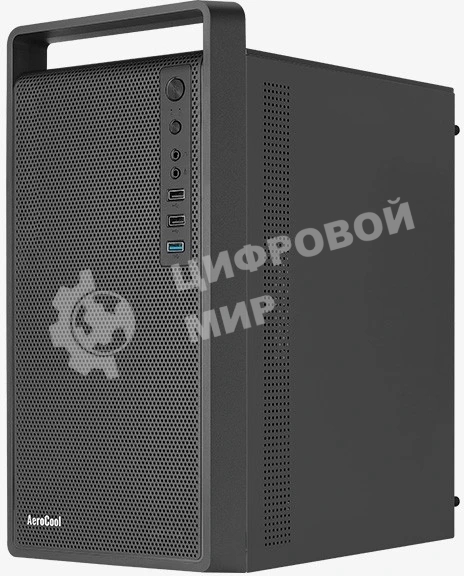 Компьютерный корпус MiniTower Aerocool/Formula CS-109-S-BK-v1 (mATX, USB3x1, USB2x2, 120мм fan,без БП) (4711099472390)