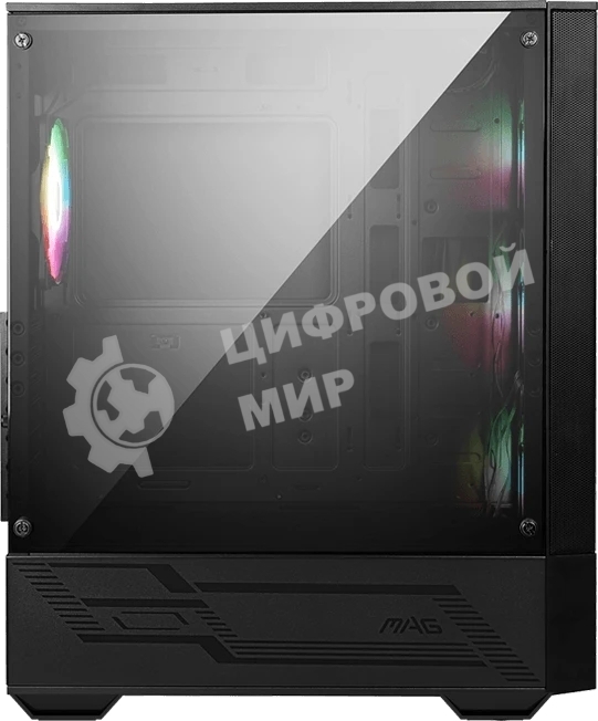Компьютерный корпус MSI MAG FORGE 112R 2xUSB 3.0, 4x120мм ARGb Fan, ARGb Control Board, Tempered Glass Window, Brown Box (949679)