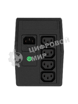 Источник бесперебойного питания ExeGate Smart LB-500.LCD.AVR.4C13 (500VA/300W, LCD, AVR, 4*C13, батарея 12V 4.5Ah, Black)