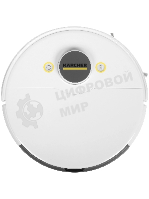 Робот-пылесос Karcher RCV 5 белый 5200 мAч Li-Ion, уборка сухая/влажная, пылесборник контейнер 0.33 л