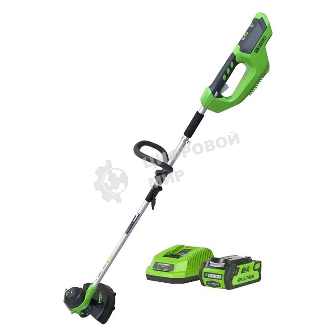 Триммер аккумуляторный GREENWORKS G40LTK4, 40 В, 4 Ач