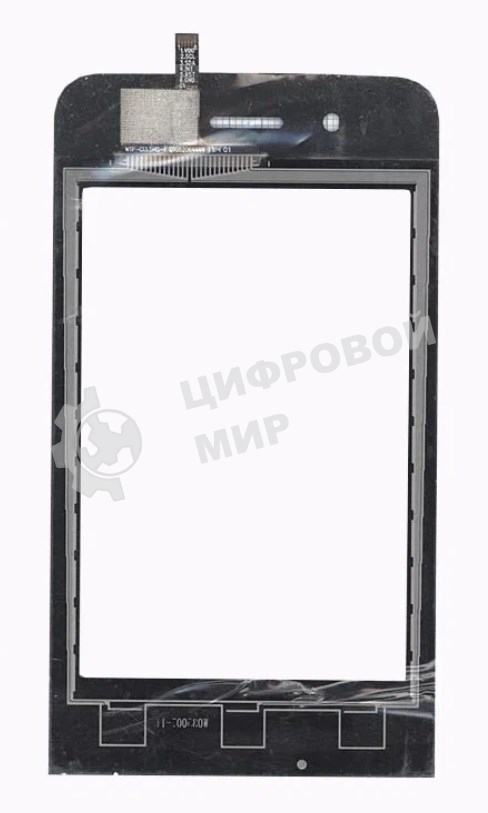 Сенсорное стекло (тачскрин) для Explay Bit, черное