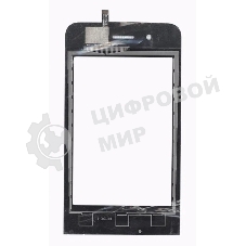 Сенсорное стекло (тачскрин) для Explay Bit, черное