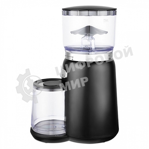 Кофемолка BQ CG2001 черный, Мощность 120 Вт, Жерновая система помола, 20 степеней помола